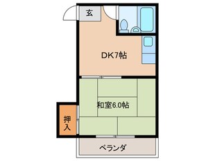 カーサ日東の物件間取画像